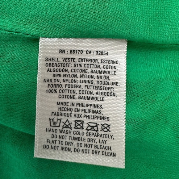 Anthropologie Maeve Laced Verbena Green Floral Fit & Flare Dress Size 10 - Picture 11 of 12